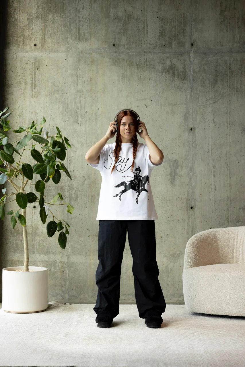 GET BACK ON THE SADDLE TEE